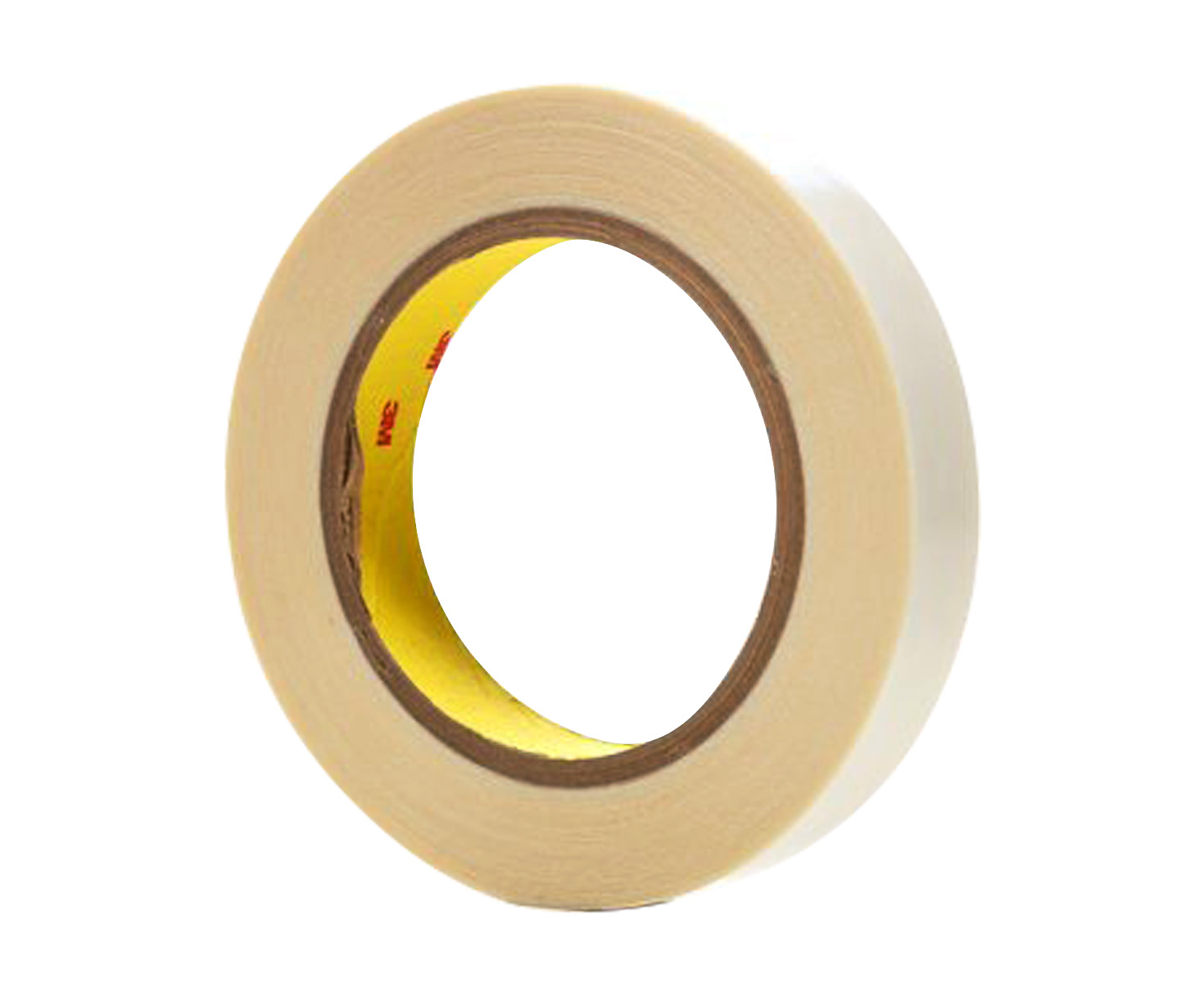 3M™ 021200-04721 Clear 444 Double 3.9 Mil Coated Tape - 3/4" x 36 Yard Roll - 48/Pack