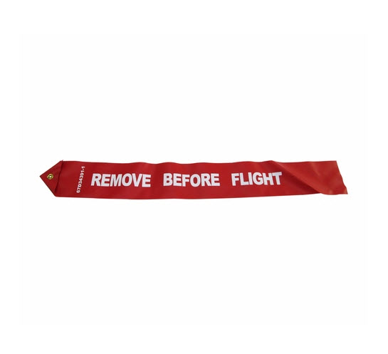 San Antonio 67D34391-7 Red 60" Remove Before Flight Warning Streamer - 75/Pack
