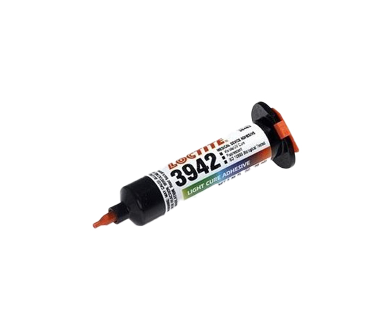 Henkel 36483 LOCTITE® AA 3942™ Fluorescent Light-Cure UV Acrylic Adhesive - 25 mL (0.85 oz) Syringe - 10/Pack