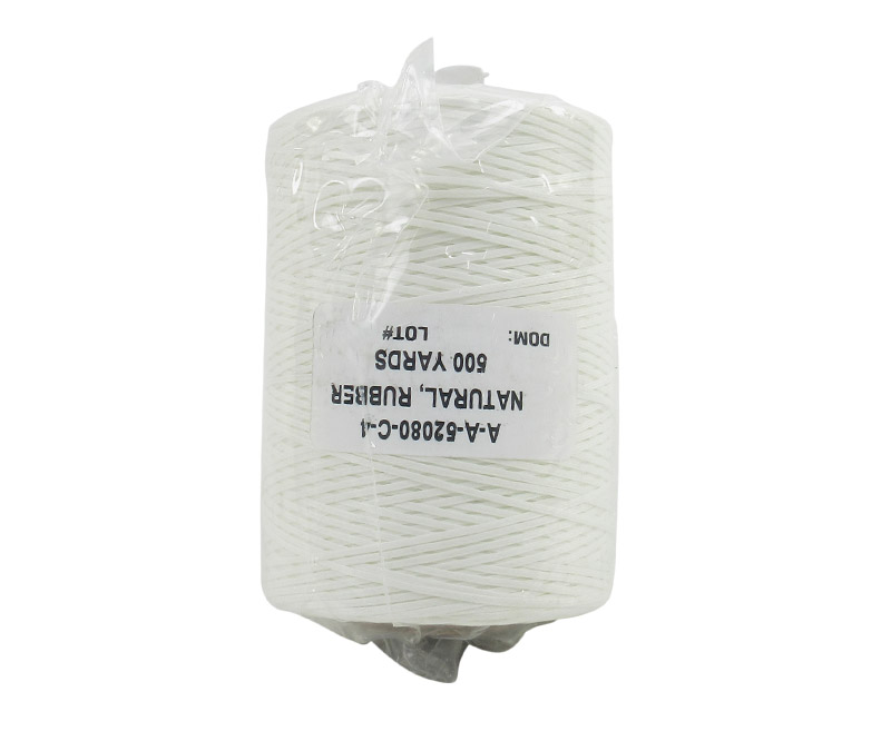 Military Specification A-A-52080-C-4 Natural Nylon/Synthetic Rubber Finish Tape, Lacing & Tying Cord - 500 Yard Spool