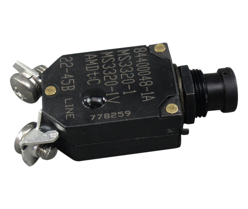 Military Standard MS3320-1 Circuit Breaker - 1 AMP - 3/Pack