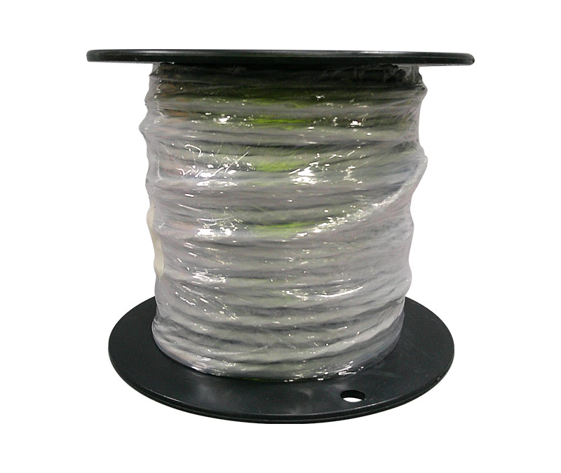 Military Specification M27500/20TE3T14 White Jacket 20 AWG 2 Conductor Shielded Cable - 500-Ft/Roll