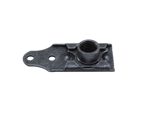 Military Standard MS21061L06 Steel Dry Film Plain Rivet Hole Nut, Self-Locking, Plate - 10/Pack