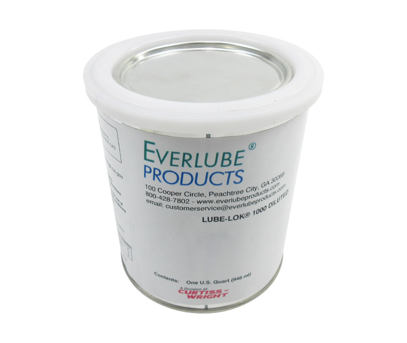 EVERLUBE® LUBE-LOK® 1000 Diluted Standard Spec Solid Film Lubricant - Quart Can