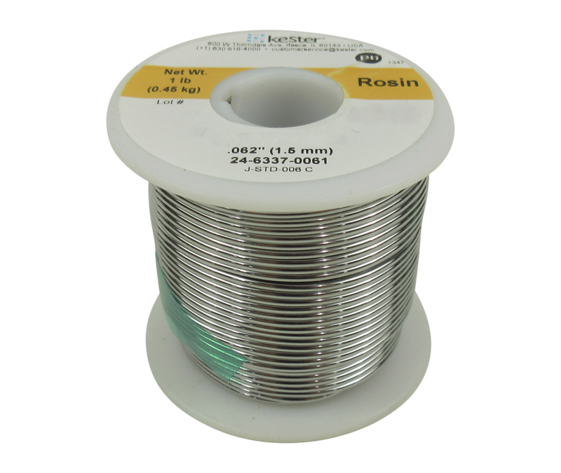 Kester 24-6337-0061 SN63/PB37 Rosin Flux .062" Diameter 1 lb Spool
