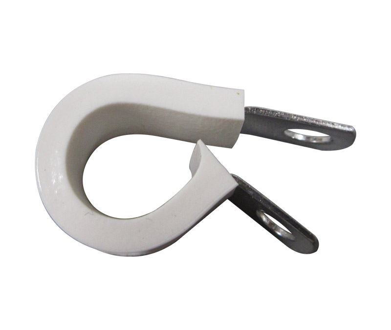 Military Standard MS21919WH7 Steel Cushioned Clamp, Loop - 10/Pack