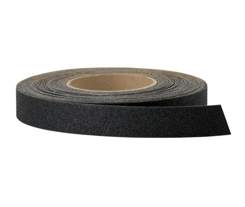 3M™ 051131-59514 Safety-Walk™ 7731 Black Heavy-Duty Anti-Slip Tape - 1" x 60' Roll - 12/Case