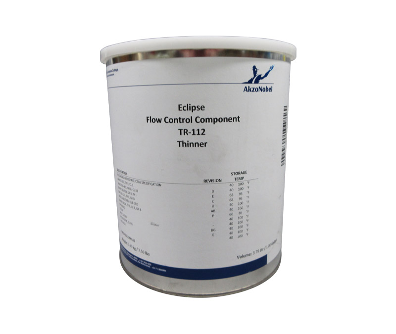 AkzoNobel Eclipse® TR-112 Clear BMS10-60 Type I & II Class B Grade D Spec Paint Thinner - Gallon Can - 4/Pack