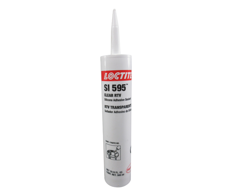 Henkel 59575 LOCTITE® SI 595™ Clear RTV Silicone Adhesive Sealant - 300 mL (10.15 oz) Cartridge - 10/Pack