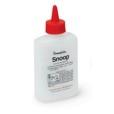 Swagelok® Snoop™ MS-SNOOP-2OZ Clear Liquid Leak Detector - 2 oz Bottle