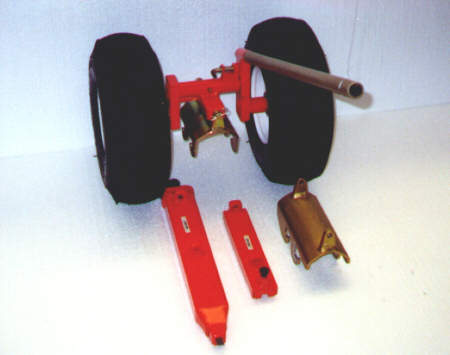 Brackett BDW-AT Airbus Eurocopter AS350, EC120, H125 Mechanical Ground Handling Wheel Set