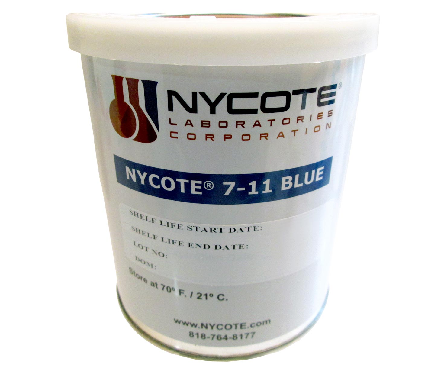 Nycote® 7-11 Tinted Blue Liquid Nylon Varnish - Quart Can