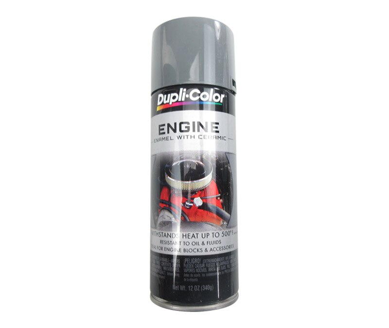 DUPLI-COLOR® DE1611 New Ford Gray Engine Enamel Paint with CERAMIC™ - 340 Gram (12 oz) Aerosol Can