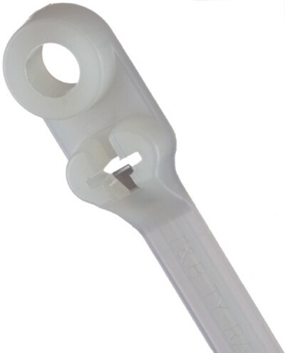 Ty-Rap® TY33M Natural Nylon 7" Strap, Tiedown, Electrical Components - 1000/Pack