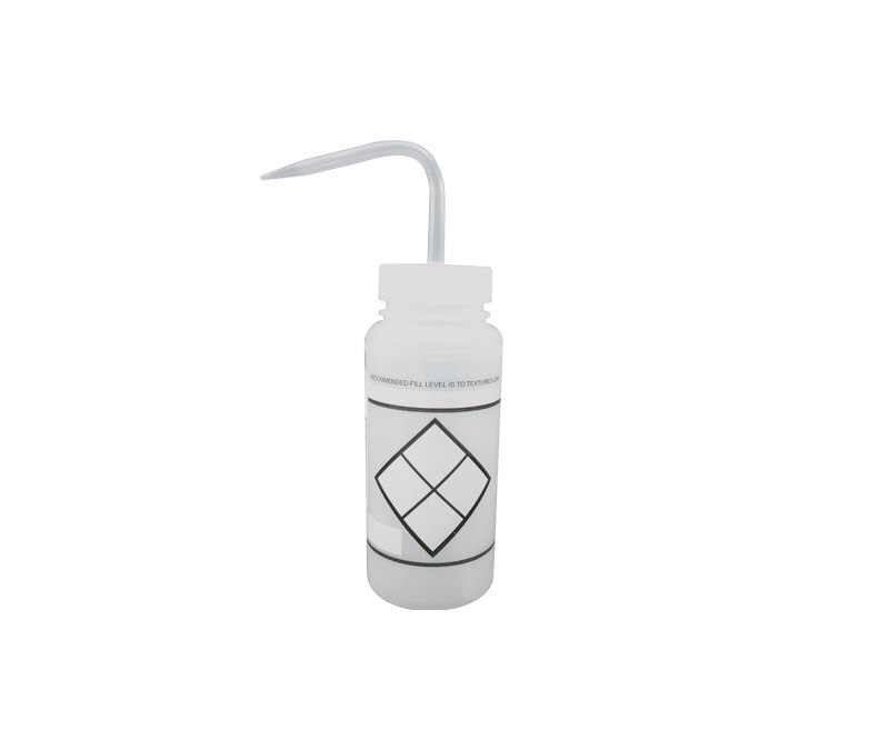 Bel-Art F11646-0638 "Write On Label" Safety-Labeled 500 mL (16 fl oz) Wash Bottle