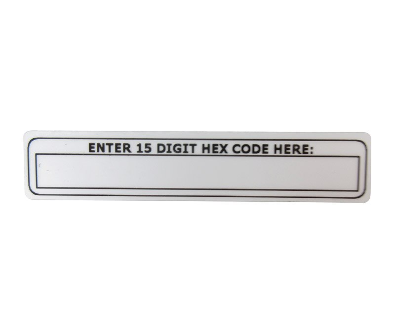 ACR Artex™ 591-0999 Hex Code ELT Label