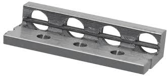 southco® D5-PR35S5 Aluminum/Stainless Steel Panel Line Right Angle 1/4-Turn Fastener Rail - 5' Length