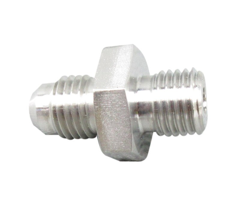 Military Standard MS9193-04 Crescent Steel Adapter, Straight, Tube to Boss