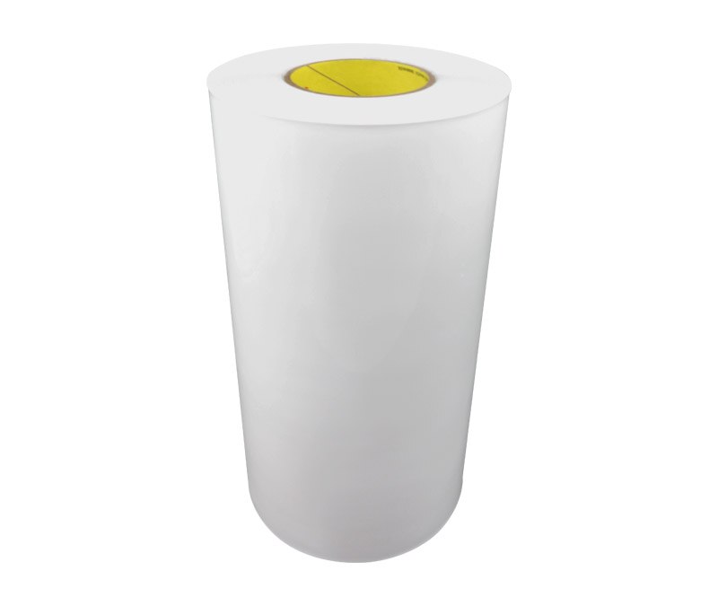 3M™ 8673 14 Mil Transparent Polyurethane Protective Tape - 12" x 36 Yard Roll