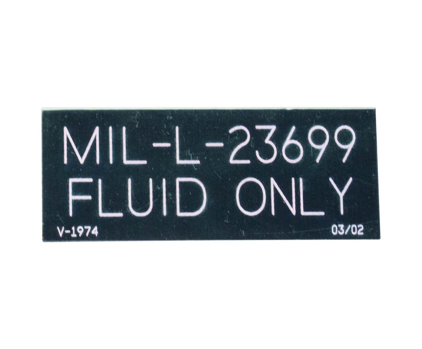 Tronair® V-1974 Label - Mil - L - 23699