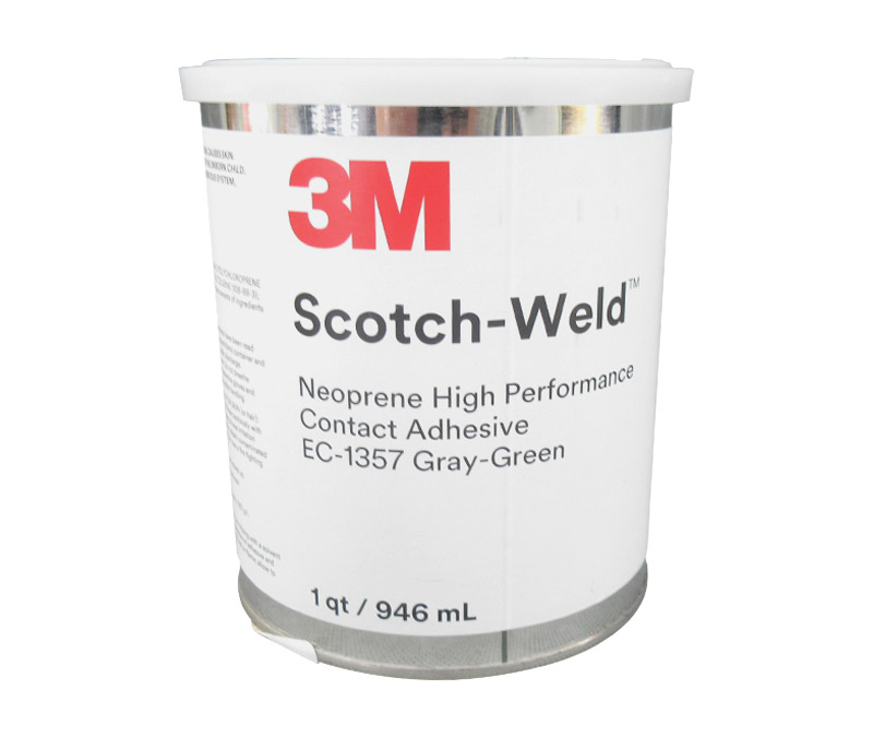 3M™ Scotch-Weld™ EC-1357 Gray-Green Neoprene High Performance Contact Adhesive - Quart Can