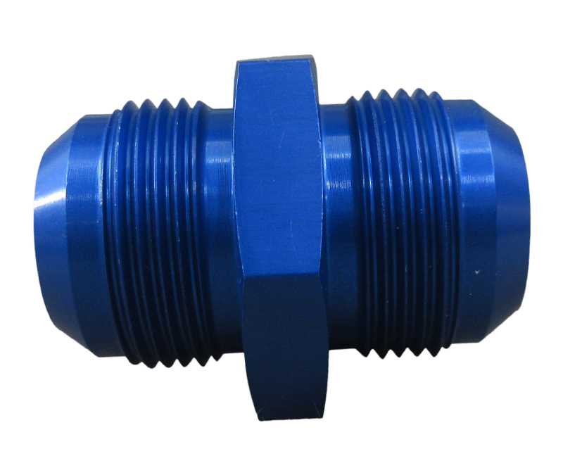Aeronautical Standard AN815-16D Aluminum Union Male to Male 37° Flare Nipple, Boss