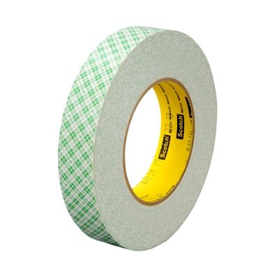 3M™ 051115-32056 Scotch® 401M Off White 9 Mil Double Coated Paper Tape - 2" x 36 Yard Roll