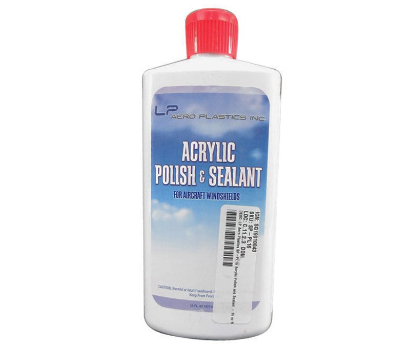 LP Aero Plastics SP-PL16 Acrylic Polish and Sealant - 16 oz Bottle