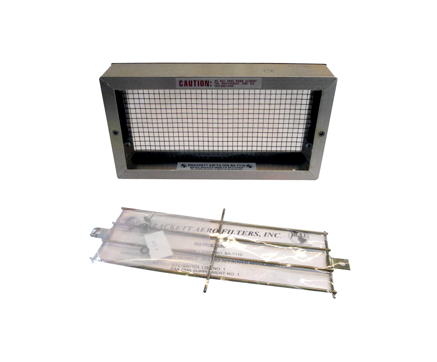 Brackett Aero Filters BA-7110 FAA-STC'd Air Filter Assembly