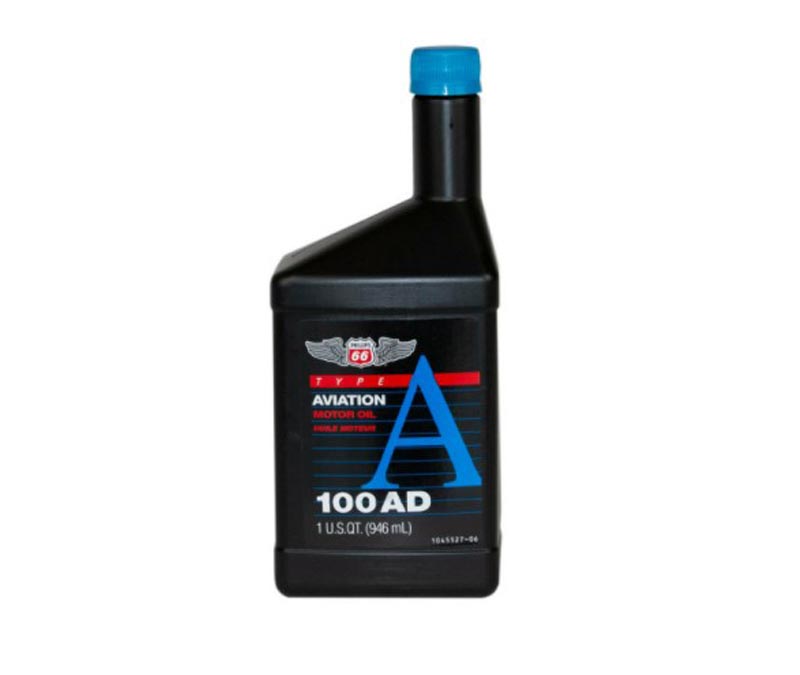 Phillips 66® Aviation Type A 100AD Piston Engine Aircraft Oil - 12 Quart/Case
