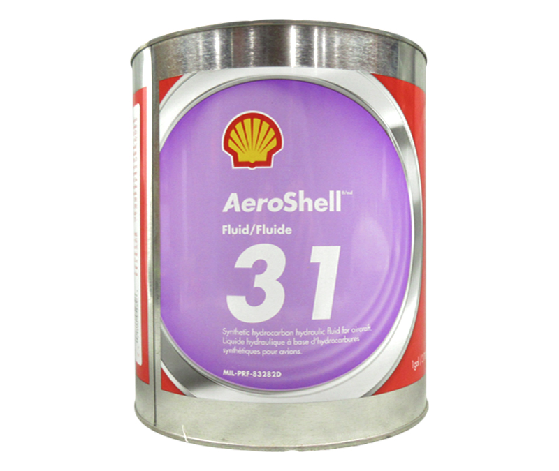 AeroShell™ Fluid 31 MIL-PRF-83282D (1) Spec Fire Resistant Hydraulic Fluid - Gallon Can