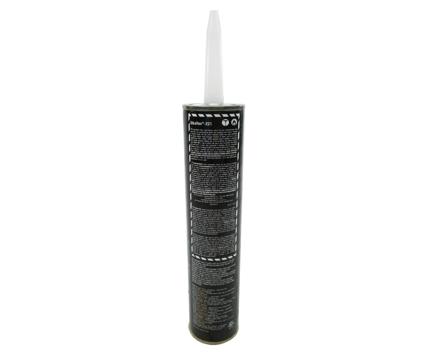 Sikaflex®-221 Black Multi-Purpose One Component Polyurethane Sealant/Adhesive - 300 mL Cartridge