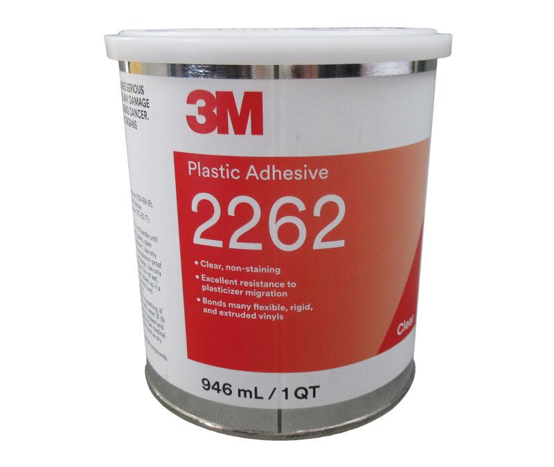 3M™ 021200-20392 Scotch-Weld™ 2262 Transparent Plastic Adhesive - 946 mL (Quart) Can