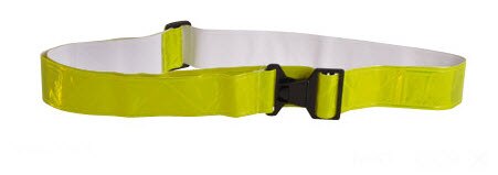 SAYRE® Re-Flex™ LR000599 Neon Yellow Vinyl Belt with Buckle