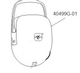 David Clark 40499G-01 Dome, Stamped LH