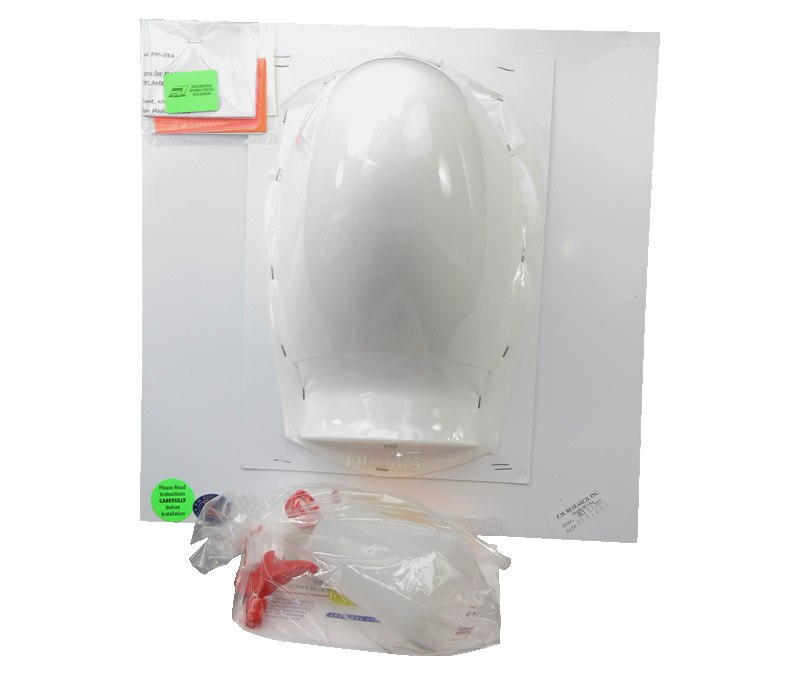 PM Research PM-585 Boeing BBJ SATCOM Tail Bullet Antenna Erosion Film