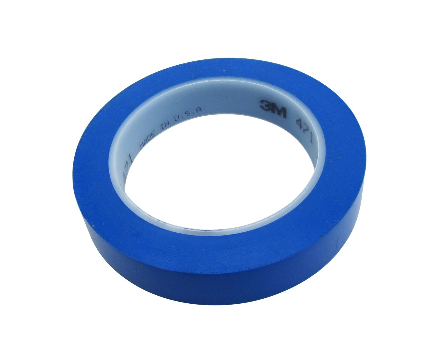 3M™ 021200-03120 Blue 471 Vinyl 5.2 Mil Tape - 3/4" x 36 Yard Roll