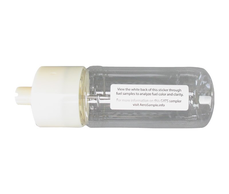 Aviation Specialties GATS 16 oz. Environmentally Friendly Aircraft Fuel Sampler Jar
