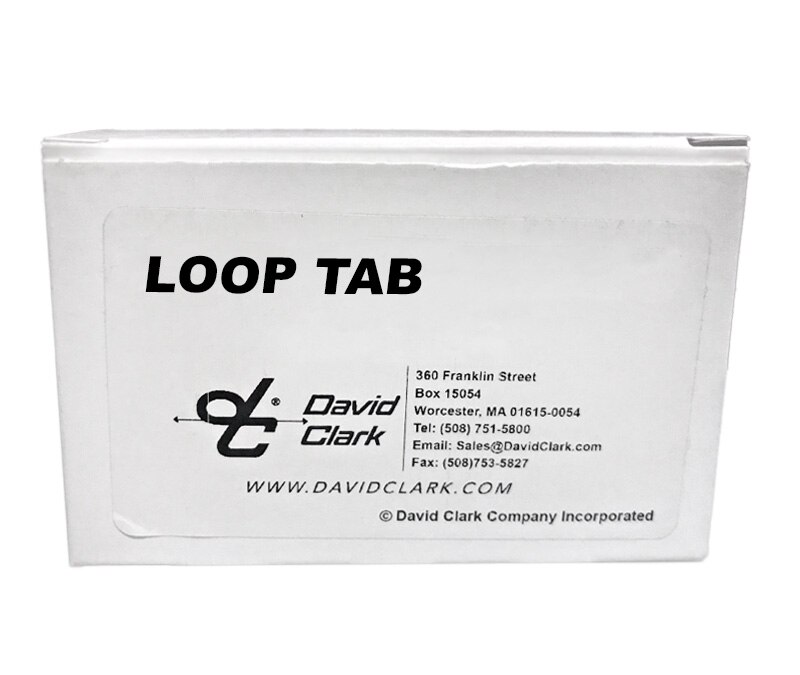David Clark 41076G-01 Attachment Loop Tab