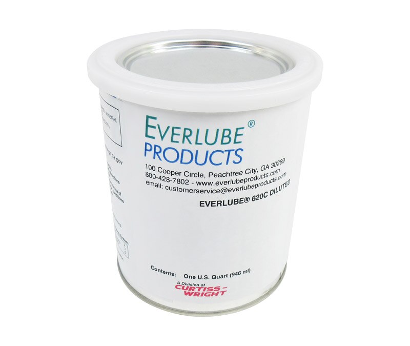 EVERLUBE® 620C Diluted Standard Spec Solid Film Lubricant - Quart Can