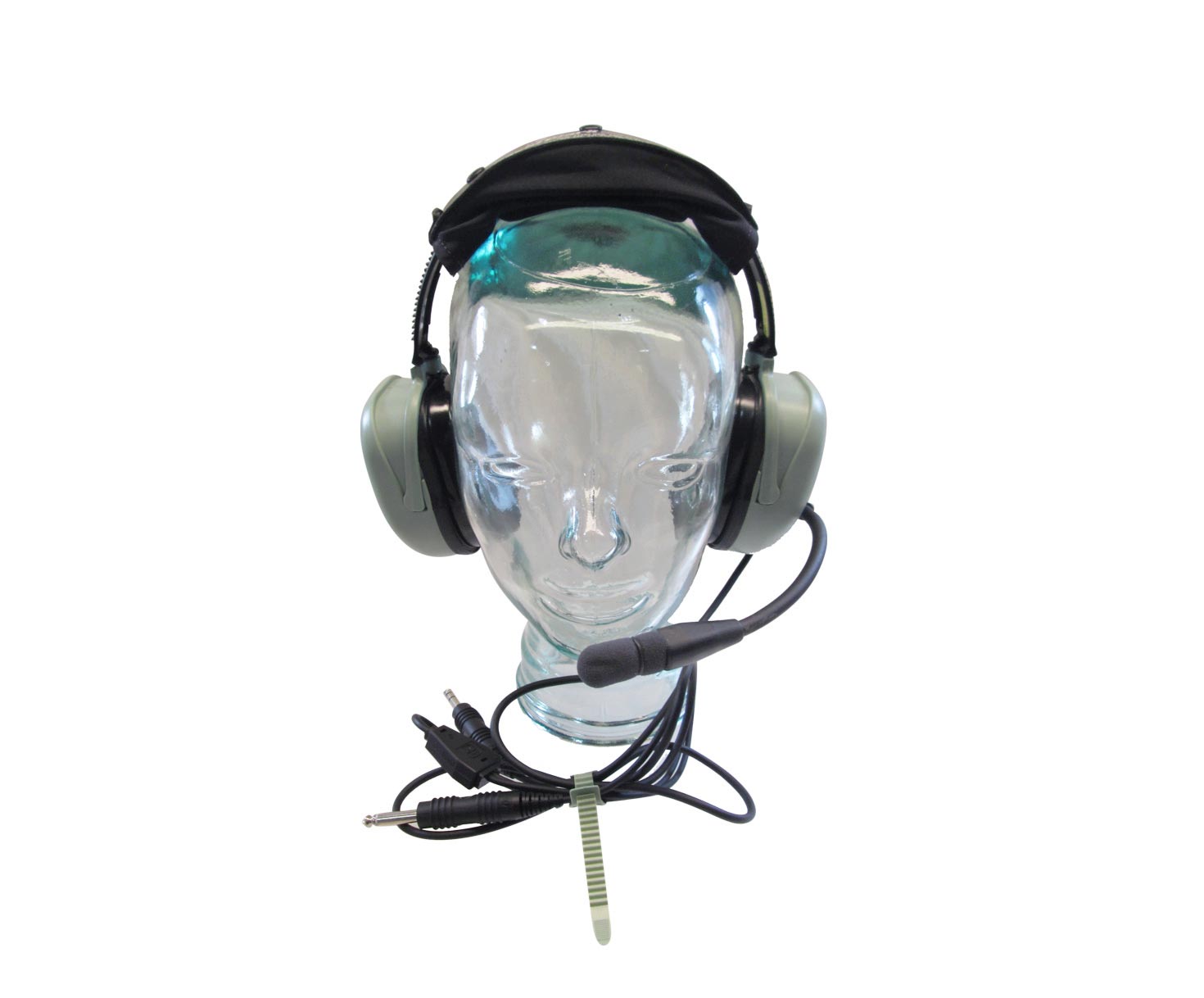 David Clark 40495G-01 Model H20-10 Mono Straight Cord Light-Weight Aircraft Headset