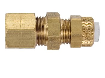 Parker-Hannifin 262PC04 Poly-Flo 1/4" Compression Fitting