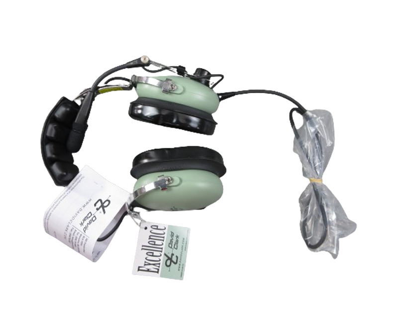 David Clark 40524G-01 Model H3430 Over-the-Head 36" Straight Cord 1/4" Stereo Plug 2-Way Passive Radio Headset
