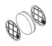 Brackett Aero Filters BA-26 Filter Element Assembly fits BA-116