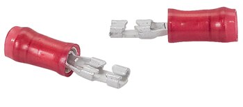 TE Connectivity 640923-1 Quick Disconnect Terminal 18-22AWG F 20.32mm 4.06mm Tin - 100/Pack