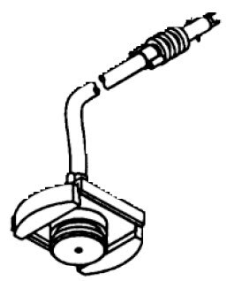 PPG® Semco® 310600 6cc Syringe Adapter Head with Hose Assembly