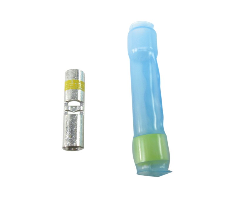 TE Connectivity D-436-38 Yellow Environmental Butt Splice - 100/Pack