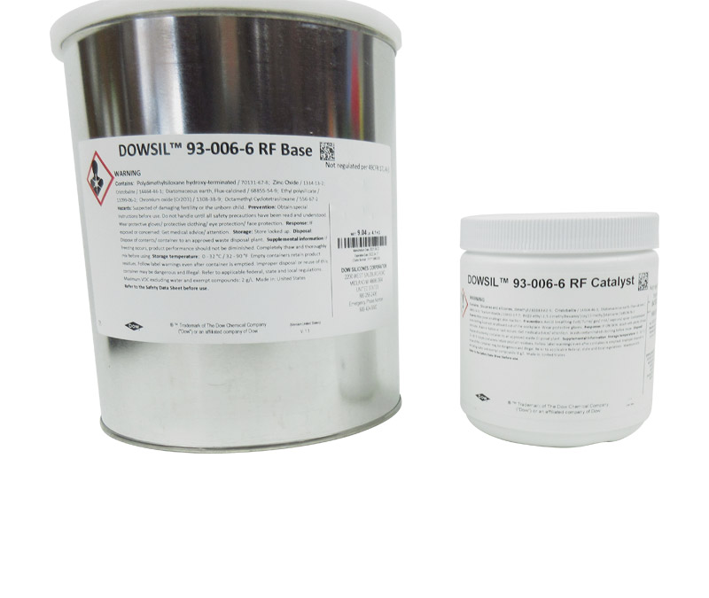 DOWSIL™ 93-006-6 RF Gray Aerospace Sealant & Catalyst - 4.5 Kg Kit