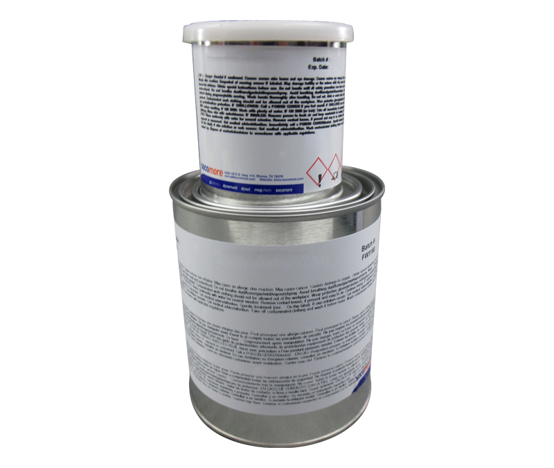 DYNAMOLD® DMS-4-828 Gray AMS 3726E Type 1 Class 1 Spec Moldable Epoxy Shim Material - 3 lb (Quart) 2-Part Kit