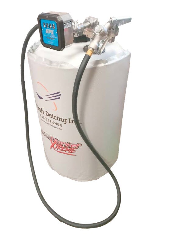 Aircraft Deicing C100ST 100-Gallon 240-Volt/300 Watt Heated De-icing Fluid Storage Tank with Electric Transfer Pump